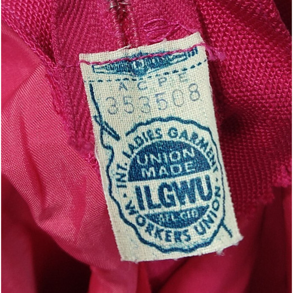 Vintage 60s Paul Parnes Pink Shirt Dress Size S M Peter Pan Collar Pockets Mod - Picture 13 of 13